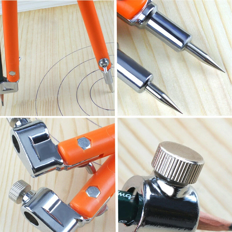 Max 45-75cm Carpenter Precision Pencil Compass | Adjustable Woodworking Dividers - Image 3