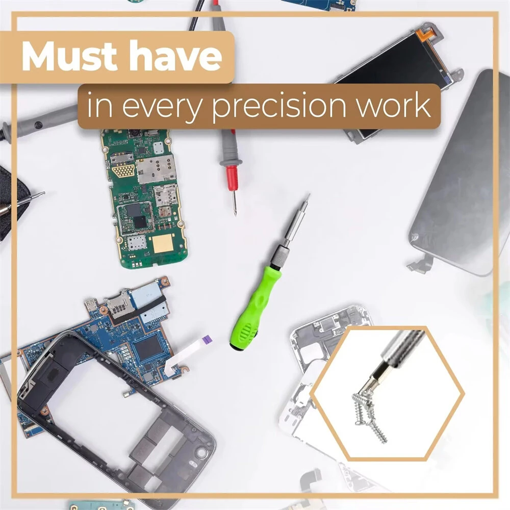 32-in-1 Precision Screwdriver Set | Magnetic Bits for Phones & Laptops - Image 4