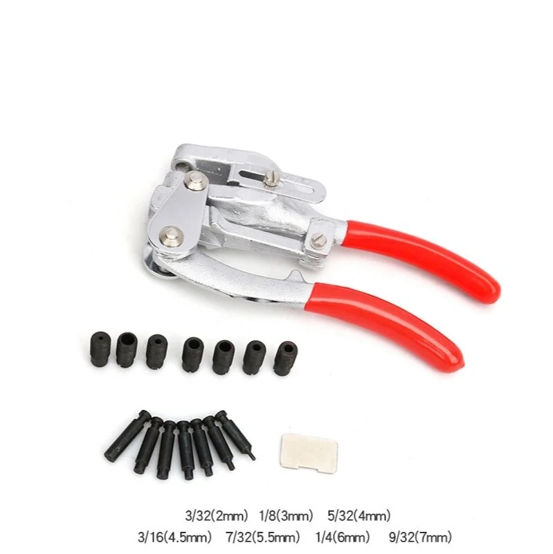 Stainless Steel Manual Hole Punch Pliers Tool | Copper Aluminum Leather Plastic - Image 5