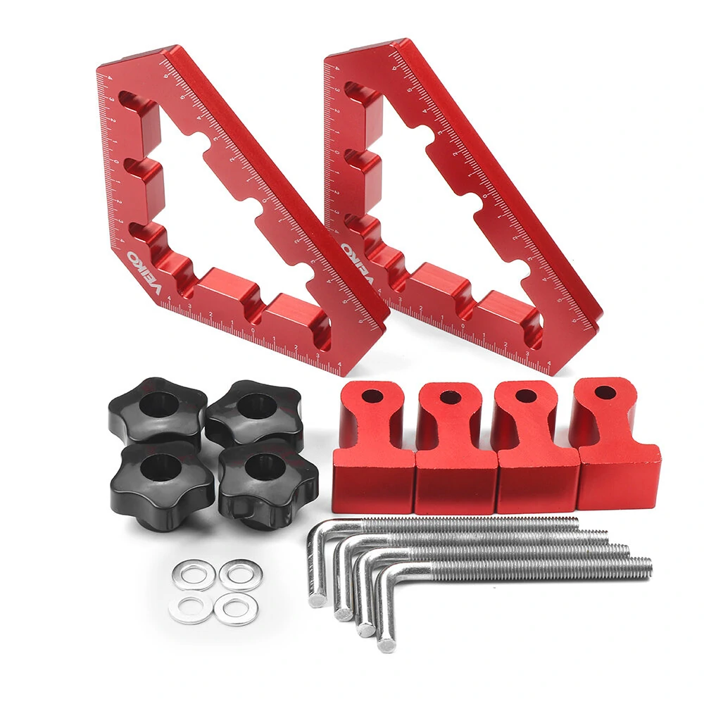 VEIKO Aluminum Alloy Right Angle Clamp - 45 & 90 Degree Corner Clamp for Woodworking - Image 4