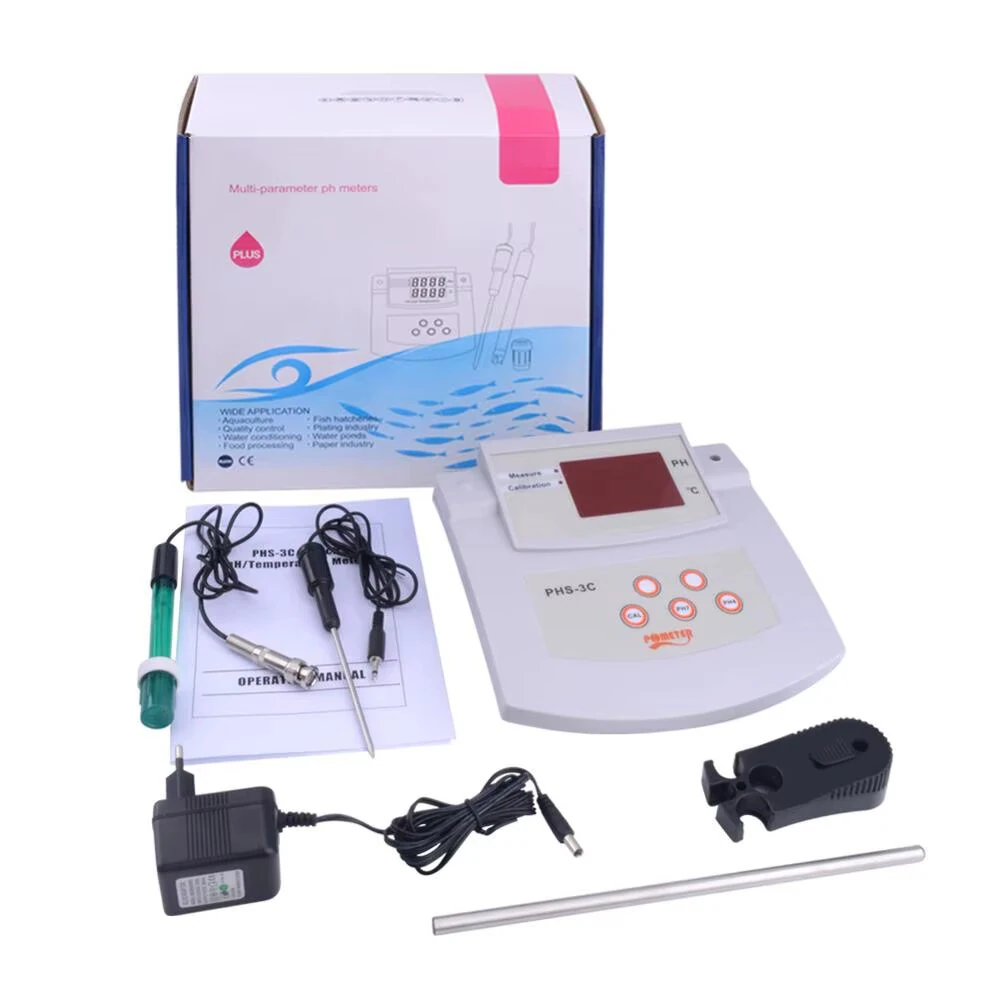 PHS-3C PH Meter | 2-in-1 PH & Temp Tester | 0-14 PH Range Automatic Calibration - Image 2