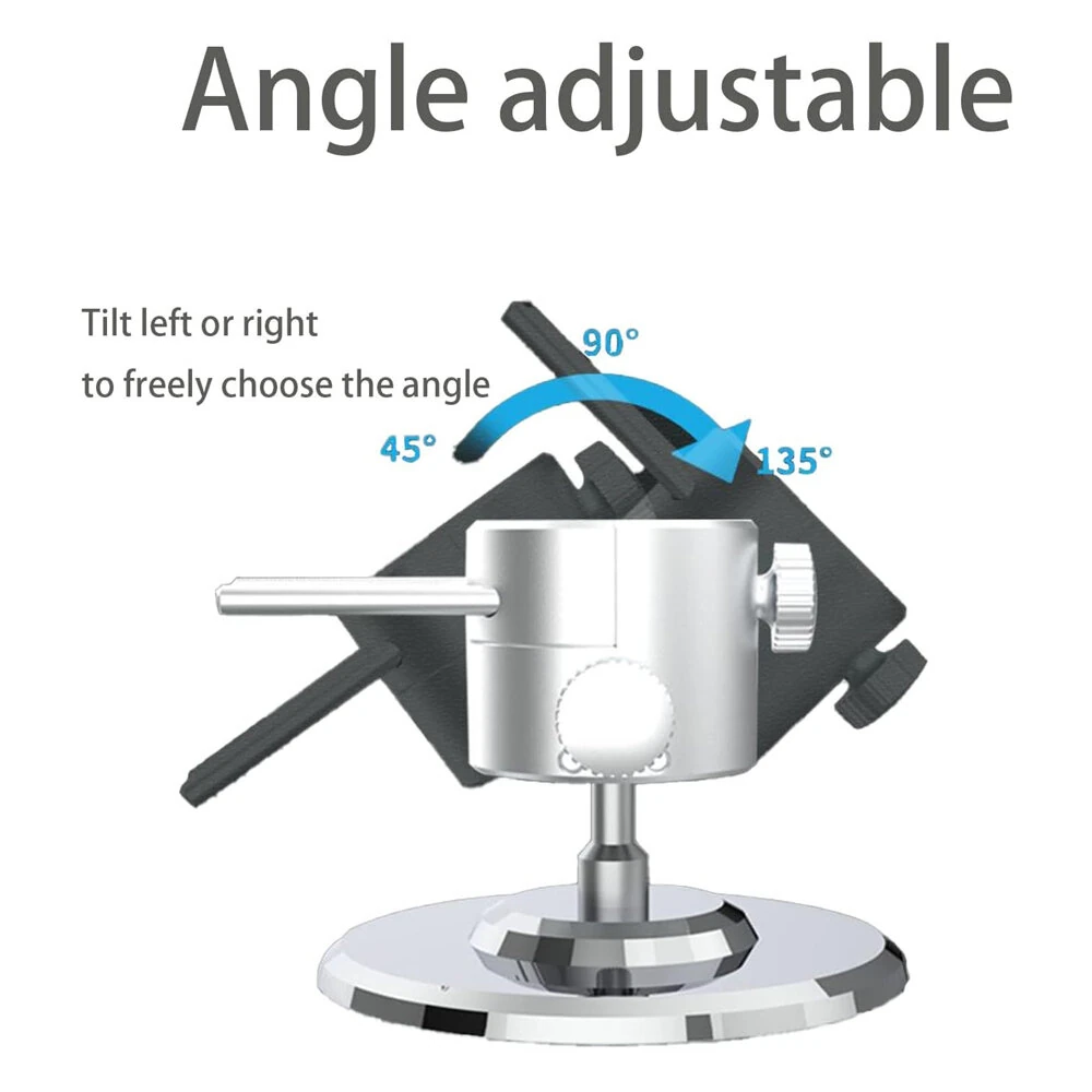 Mini Hobby Vise - CNC Aluminum 360 Swivel Adjustable | 50mm Clamp 8 Pins - Image 2