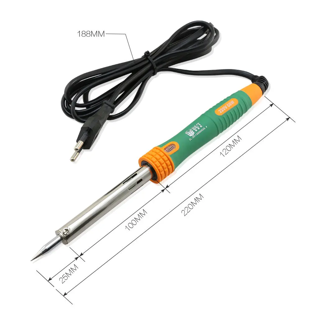 BST-813 Solder Iron - 30W 40W 60W Adjustable - Electric Welding Tool with Silicon Handle - Image 4
