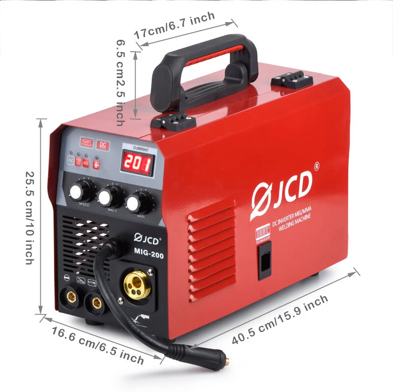 JCD MIG MMA Welding Machine 220V DC Inverter - Beginner Home DIY Welder - Image 2