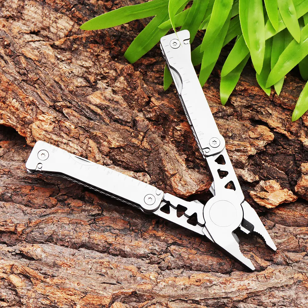 11-in-1 Pocket Multitool - Stainless Steel Plier, Wire Cutter & Bottle Opener for Camping - Image 3