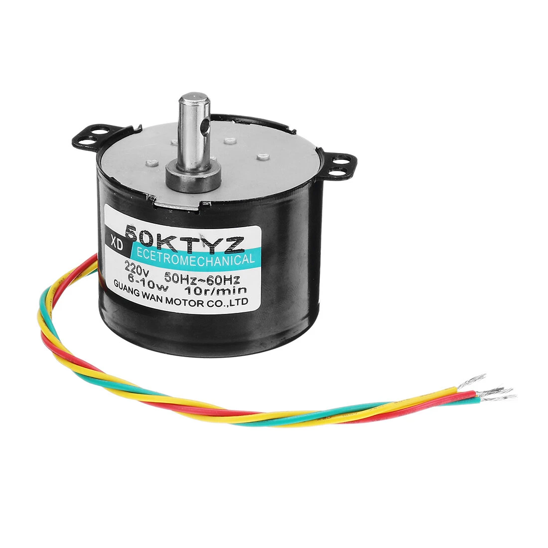 50KTYZ Synchronous Motor 220V AC - 10W Permanent Magnet Gear Motor 30/50/100 RPM - Image 3