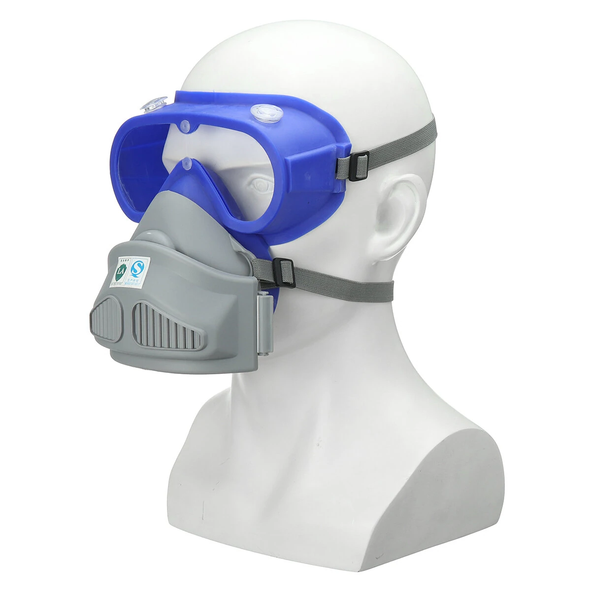 Full Face Respirator Gas Mask - Anti-Dust Chemical Safety Goggles & Filter - Image 2