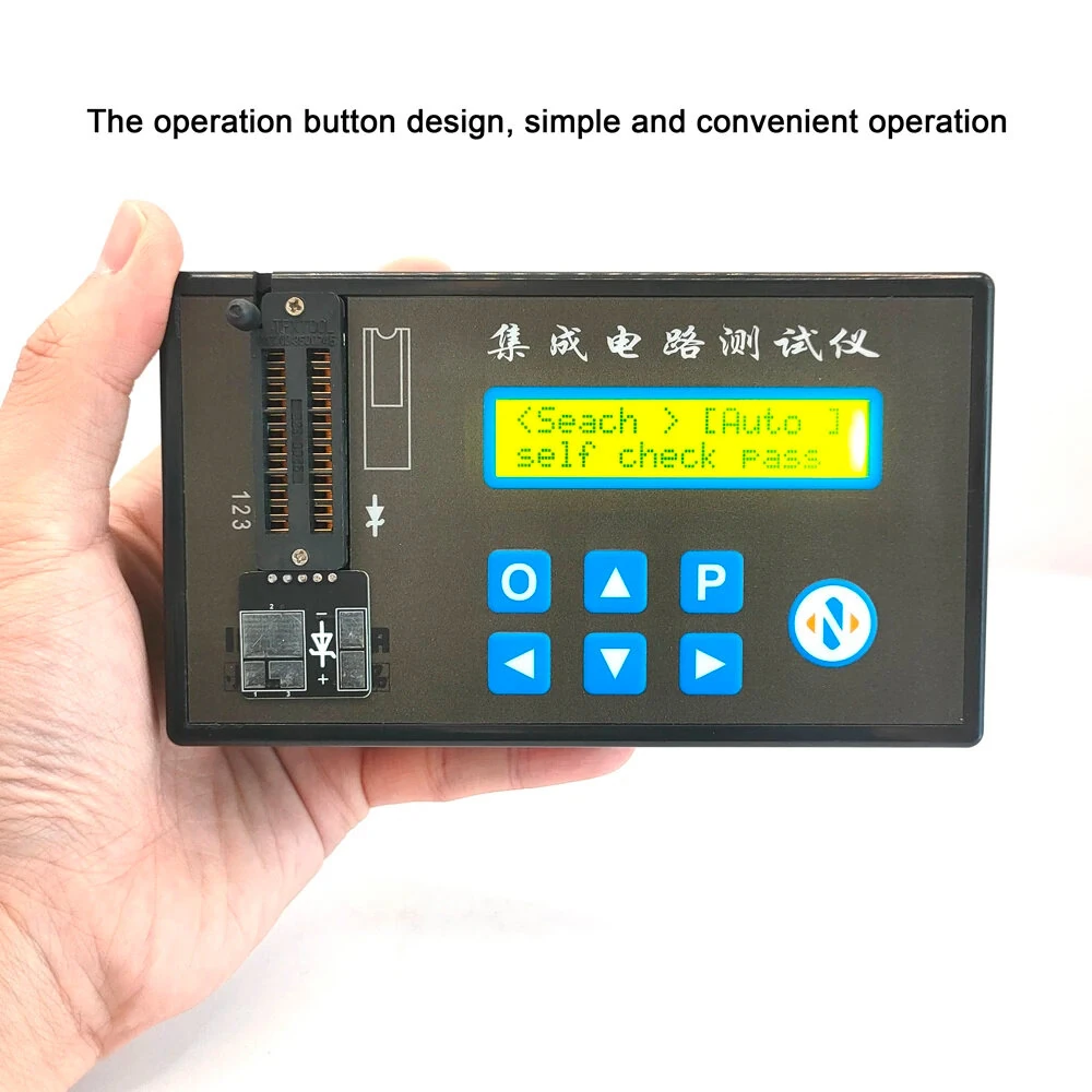 Digital IC Tester - Multifunctional Transistor Diode LED Detector | Built-in Battery - Image 3