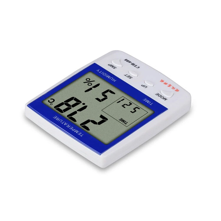 UYIGAO CTH-608 Digital Thermometer Hygrometer - Indoor Weather Station Clock - Image 3