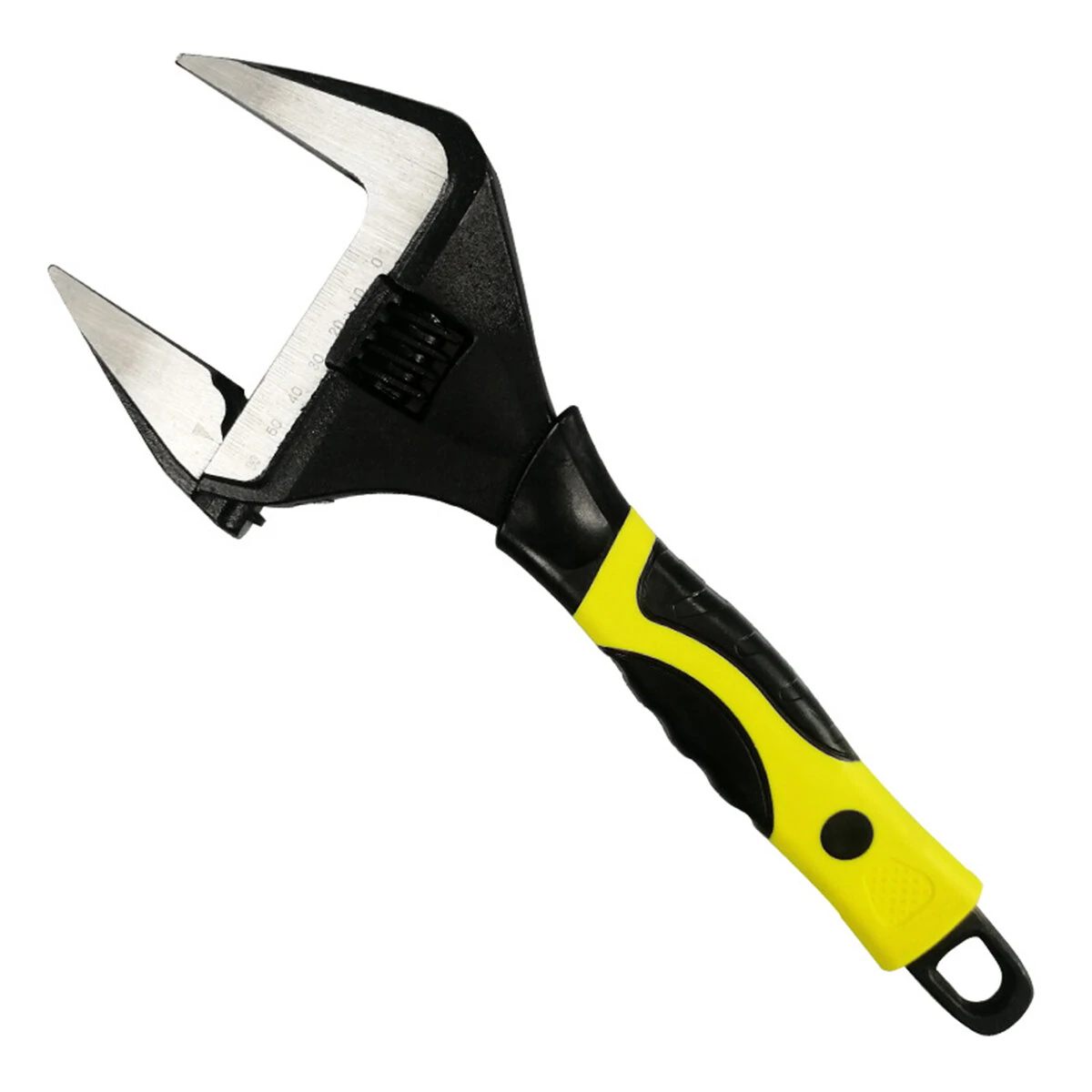 Large Extra Wide Jaw Adjustable Spanner Wrench - 2 Inch Nut & Pipe Tool - Image 3