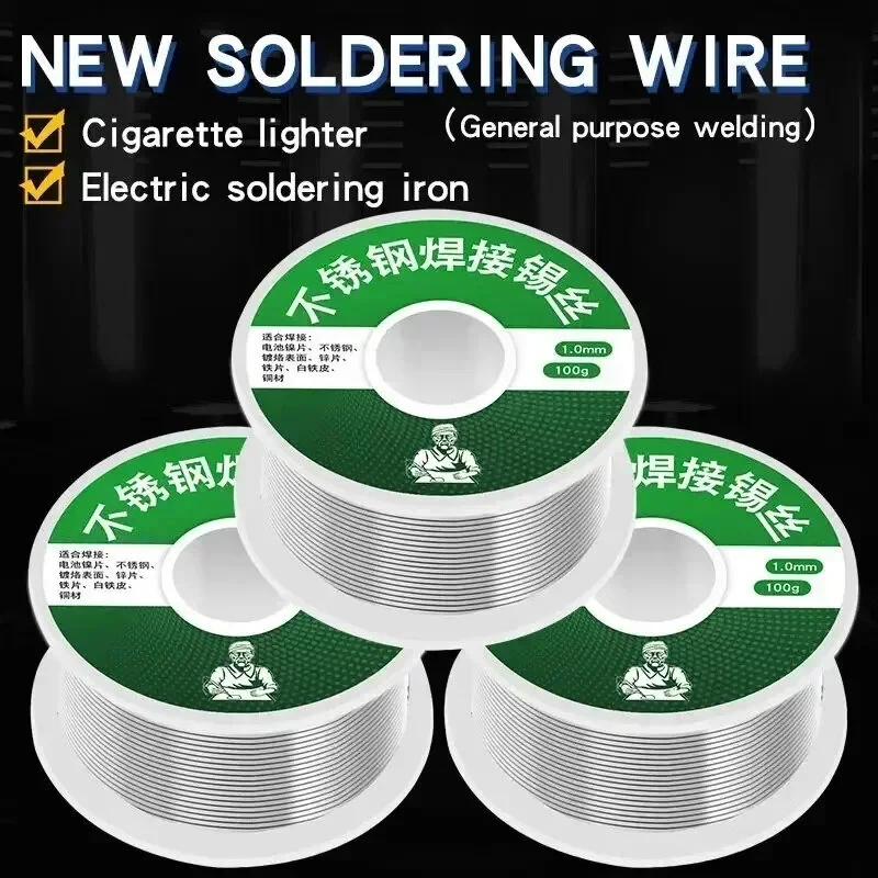 High Purity Solder Wire - Tin Alloy with 2.2% Flux | Eco-Friendly 20g 50g 100g Roll | Low Temperature for Metal Soldering - Image 4