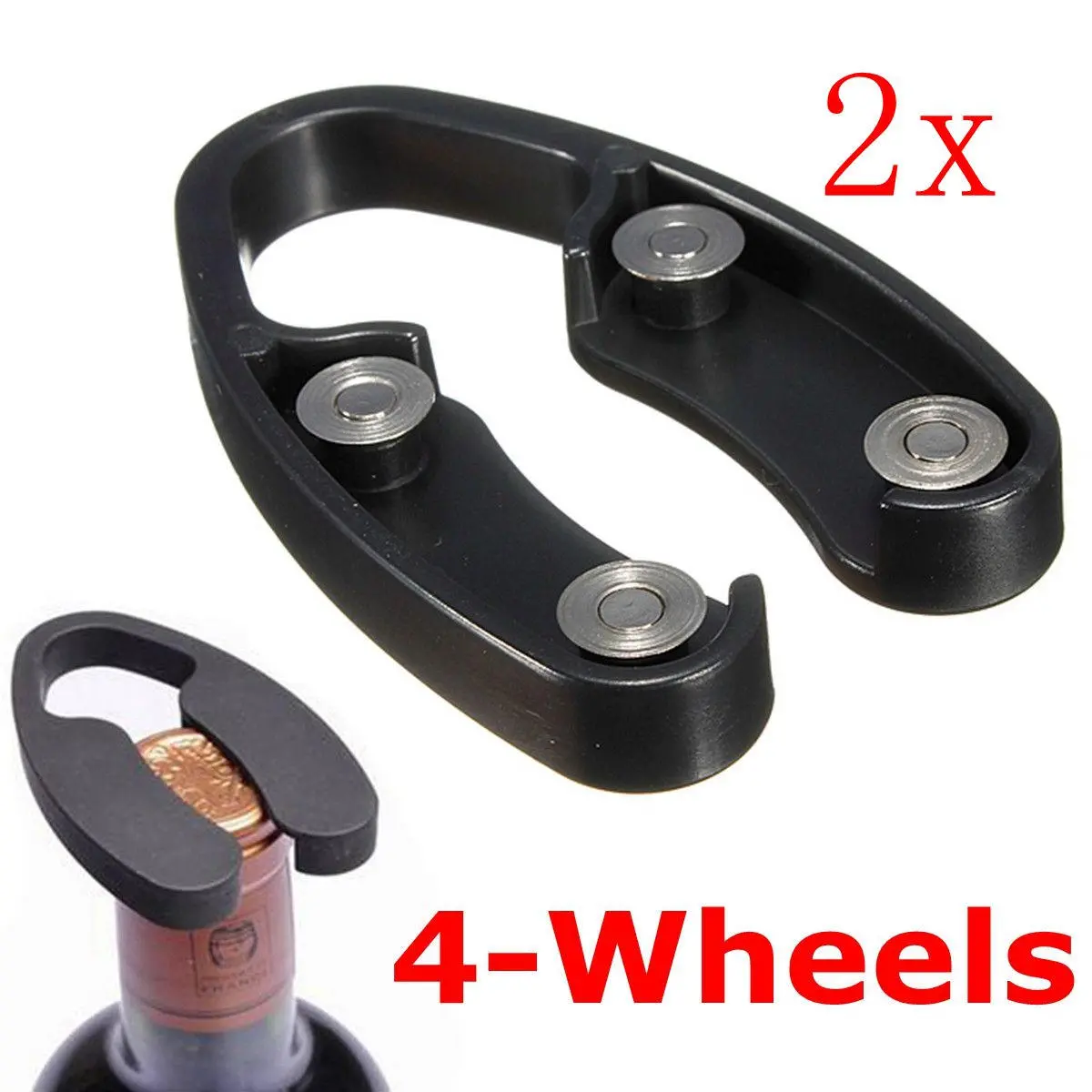 2Pcs Champagne & Wine Foil Cutter - Sharp Stainless Steel Bottle Opener - Image 2