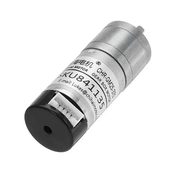 CHIHAI MOTOR DC12V 350RPM Encoder Gear Motor with Protective Cover - Image 5