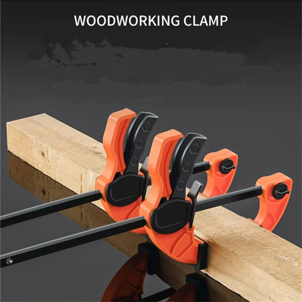Quick Lock F Clamp Kit - 6 Inch Heavy Duty Woodworking Bar Clamps - Image 3