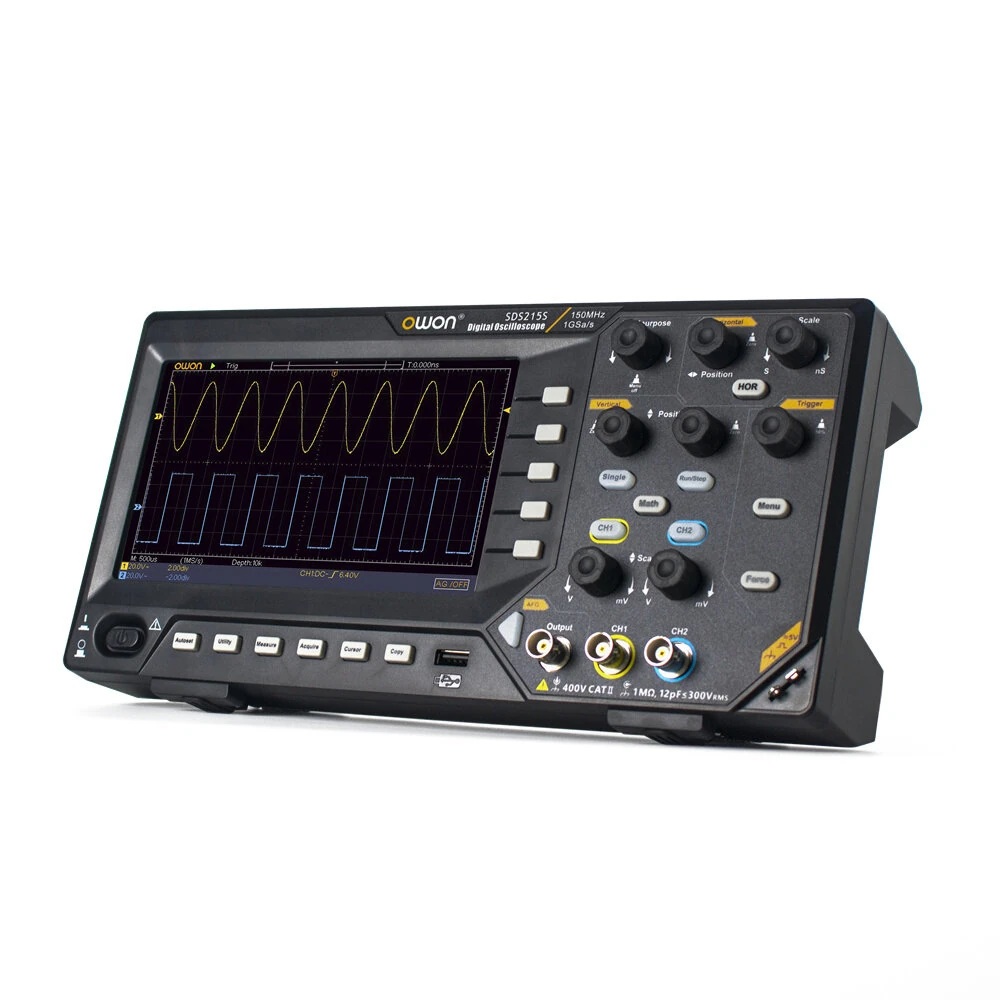OWON SDS200 Series Oscilloscope | 2 Channel 200 MHz | 1 GS/s USB 2.0 - Image 3