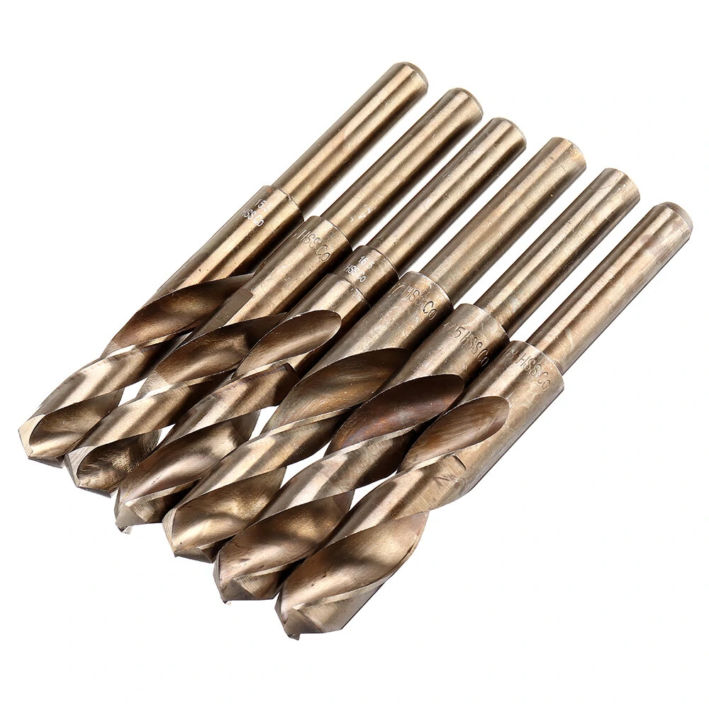 Drillpro M35 Cobalt Drill Bit Set 13.5-30mm | 1/2 Inch Shank for Metal & Wood - Image 2