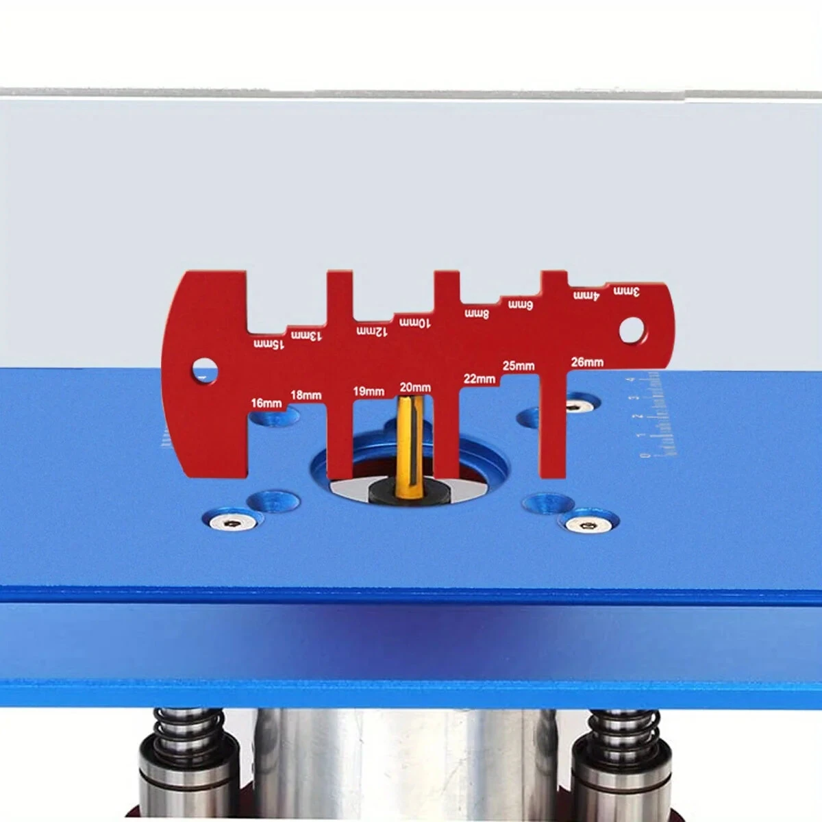 Aluminum Router Depth Gauge Tool | 3-26mm Height Measuring for Table Saw Setup - Image 4
