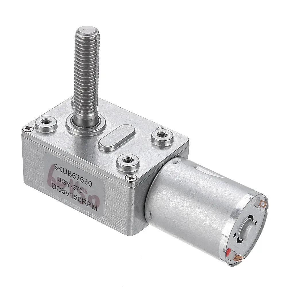 Machifit JGY370 DC 6V Gear Motor - 10-150 RPM | Worm Self-Locking Reduction - Image 3