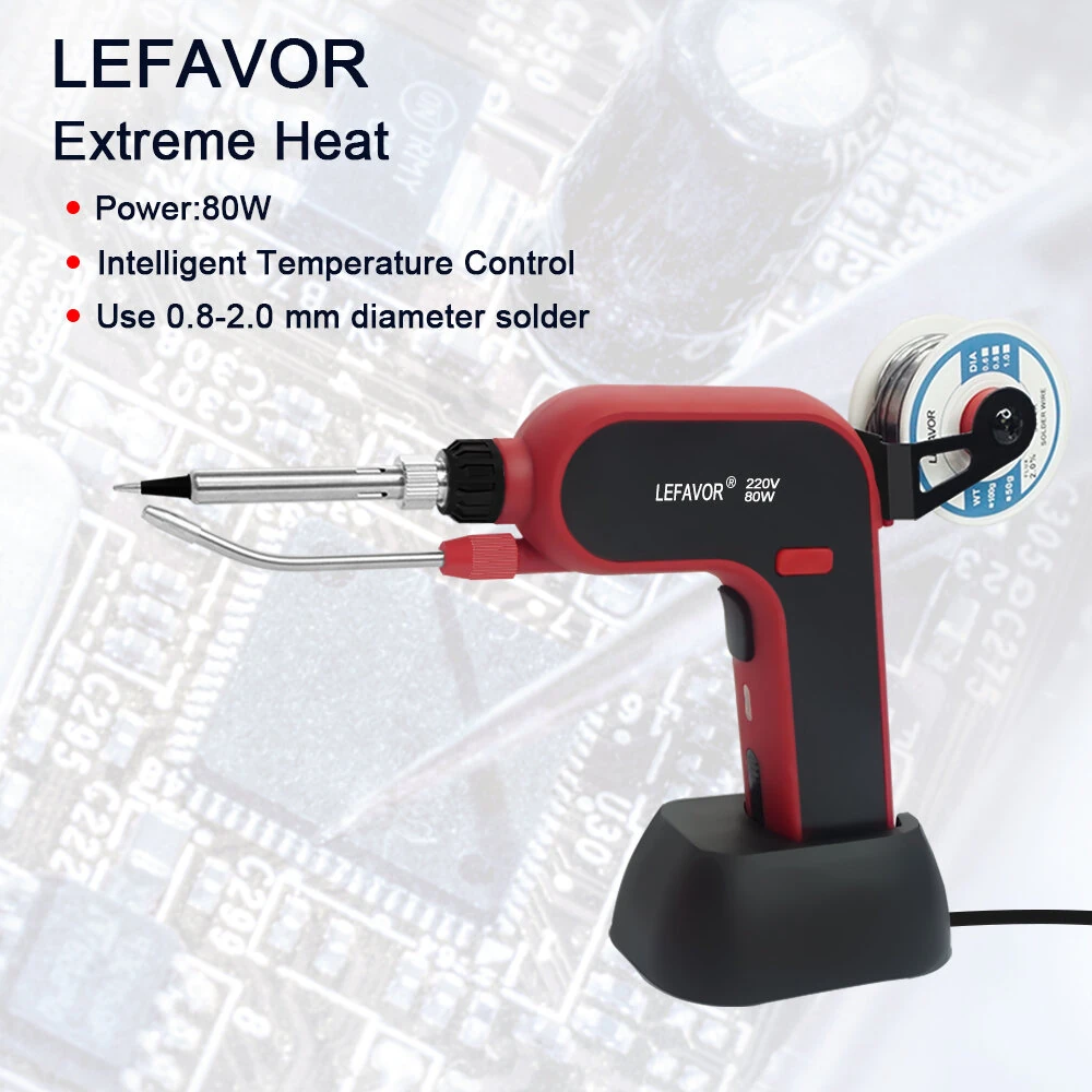 80W/120W Electric Soldering Iron Gun | Auto Feed Soldering Tool with Internal Heating - Image 3