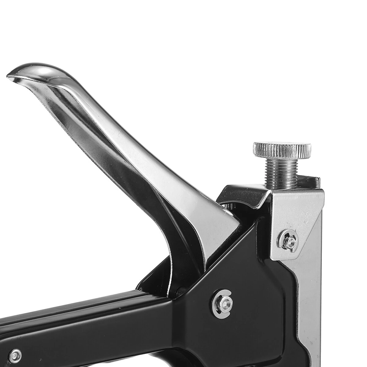 Manual Heavy-Duty Nail Stapler - 3-in-1 Stainless Steel Tool with 1000 Staples - Image 3
