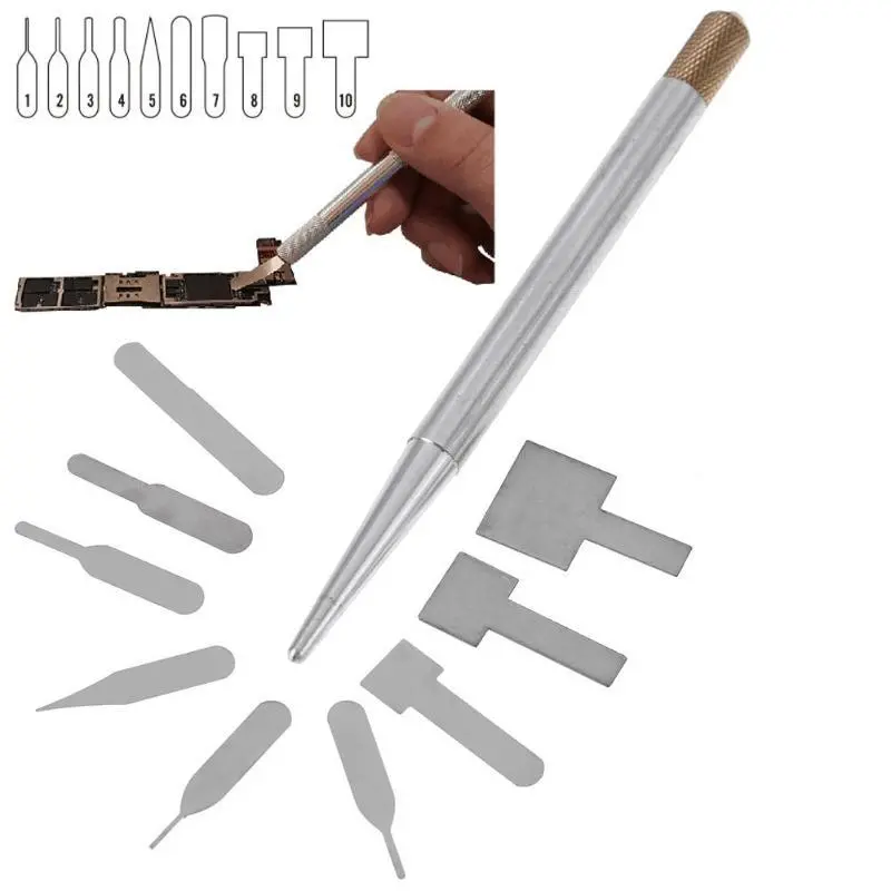 W101 20Pcs BGA IC Chip Repair Blades Kit | CPU Remover Cutter for Mobile Phone - Image 3