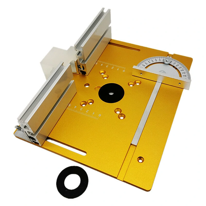 Ally Aluminium Router Table Insert Plate | Miter Gauge & Multifunctional Trimmer - Image 5