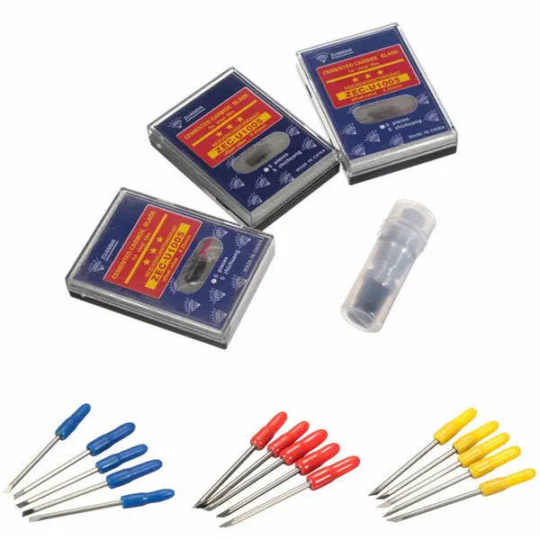 Graphtec CB09 Blade Holder with 15 Blades - 30 45 60 Degree | PCB Drill Tool - Image 2