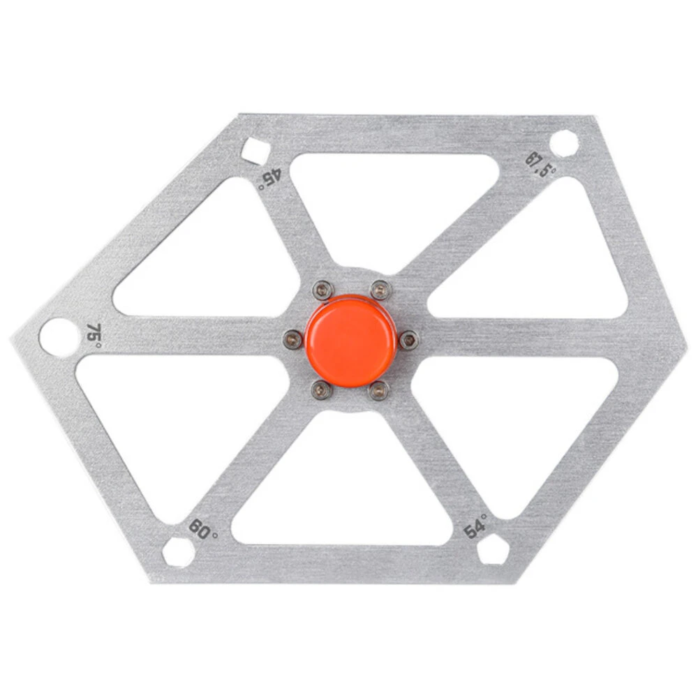 Aluminum Alloy Hexagon Ruler | Multi-Angle Measuring Tool & Saw Protractor - Image 2