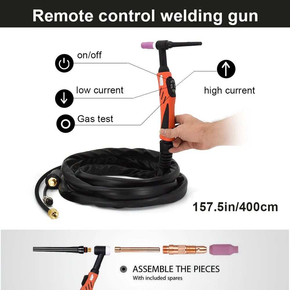 HITBOX TIG200P TIG Welder | Pulse TIG & ARC | Digital Control Torch - Image 4