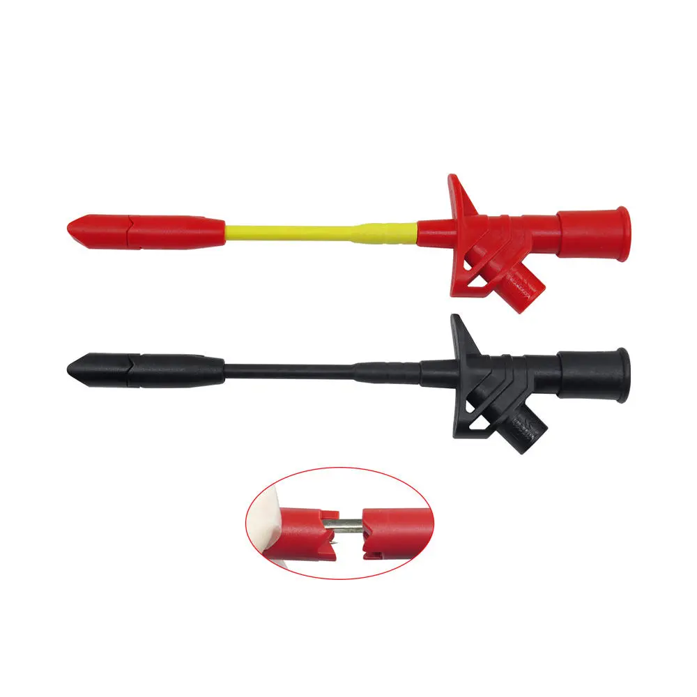 P1300F Multimeter Probe Kit - Replaceable Test Leads with 4mm Banana Plugs & Alligator Clips - Image 5