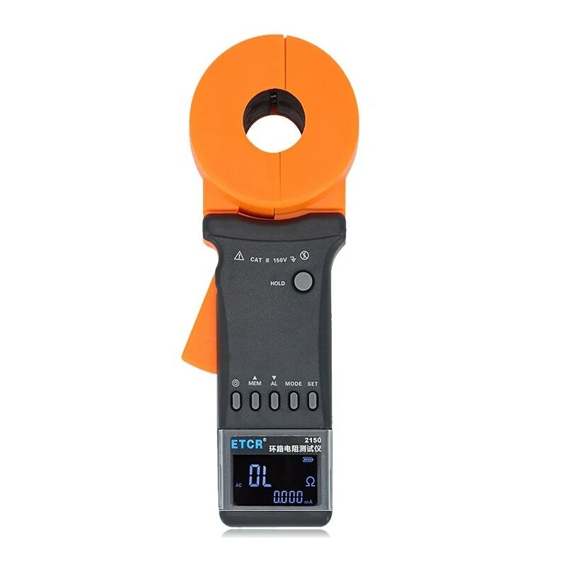 ETCR2150 Clamp Earth Resistance Tester - 1500Ω 40A Loop & Leakage Current - Image 2