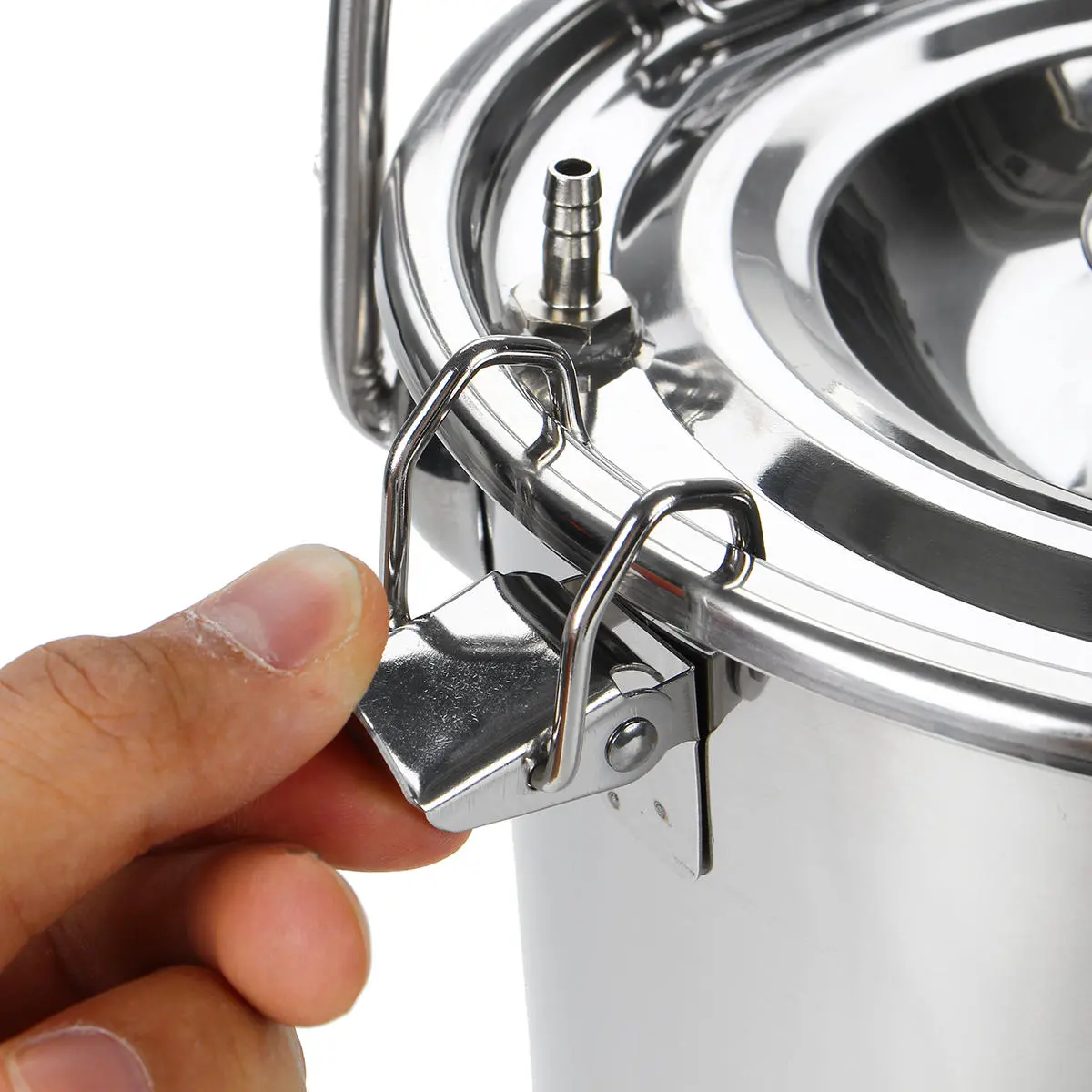 5L Electric Milking Machine - Stainless Steel Cow Goat Milker Vacuum Pump - Image 5