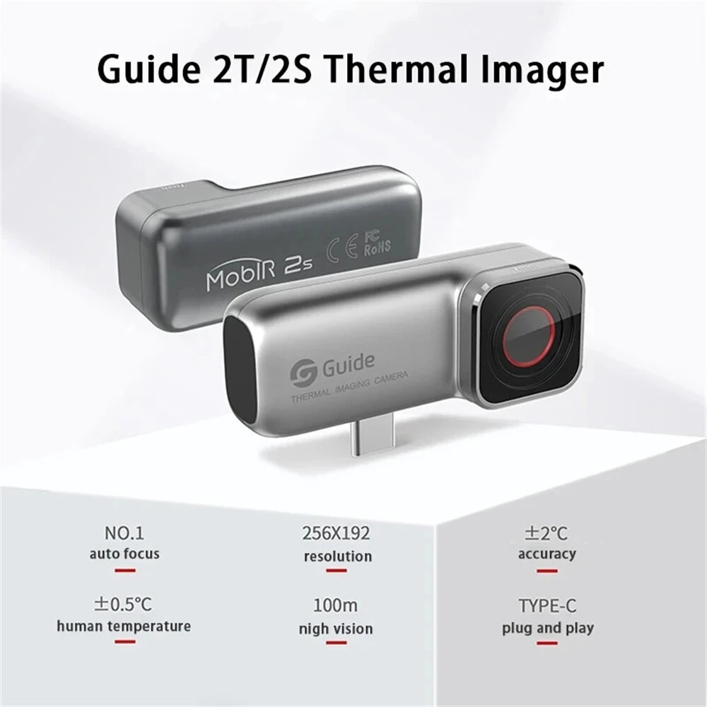 MobIR 2T Autofocus Thermal Camera | 256x192 IR for Smartphone | USB-C Compact - Image 2