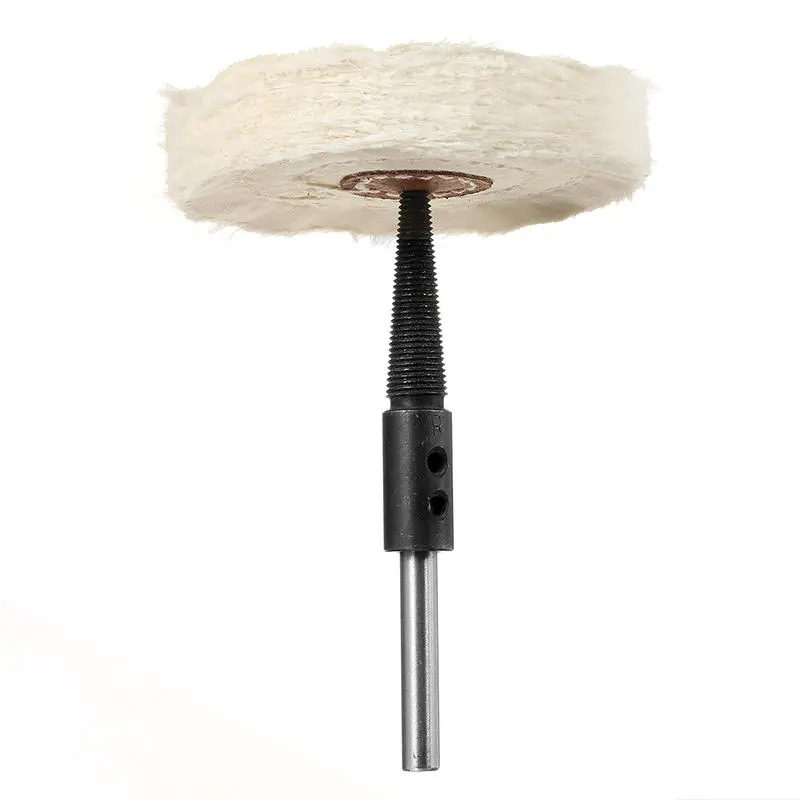 Felt Wool Polishing Wheel Set - 4 Inch Drill Adapter | Electric to Polisher - Image 3