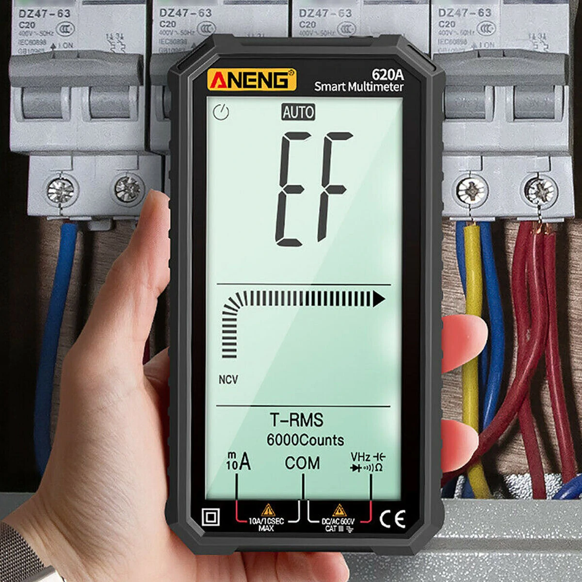ANENG 4.7 Inch Digital Multimeter | Measures AC/DC Voltage, Current, Resistance - Image 2