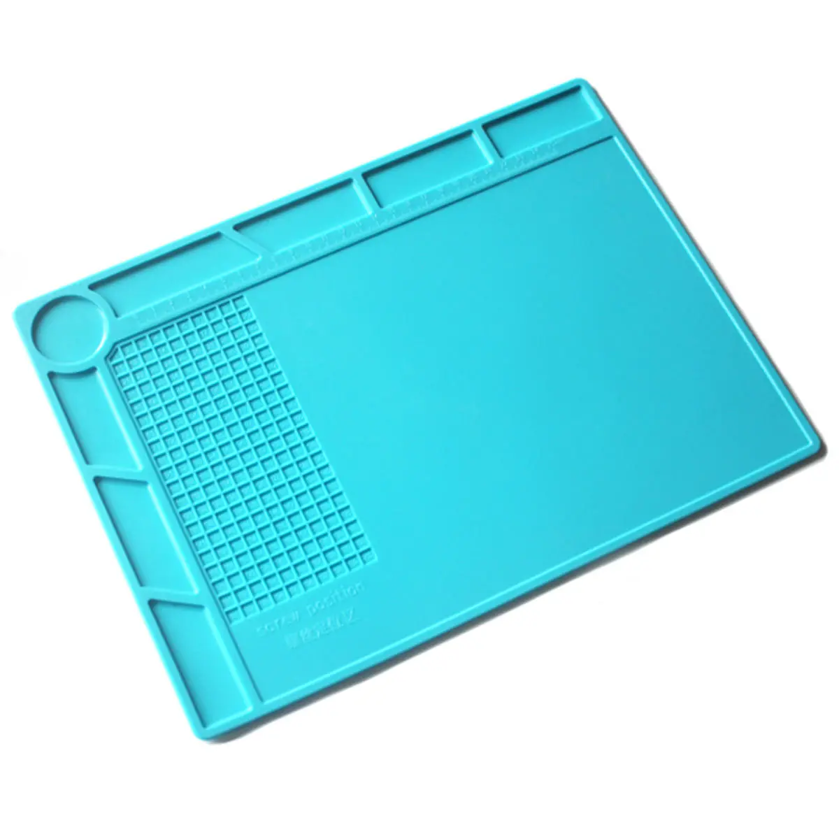 Heat Insulation Silicone Repair Mat - 35x25cm Soldering & Maintenance Platform - Image 3