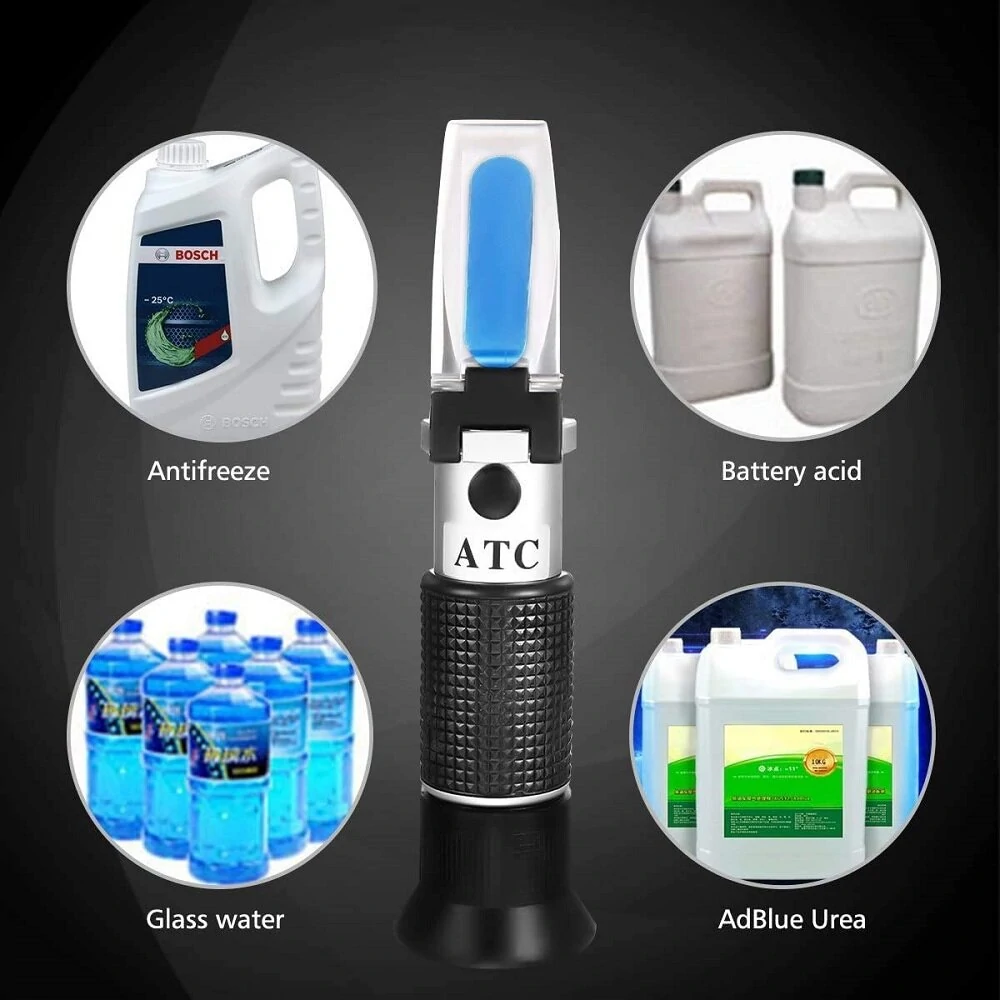 Antifreeze Refractometer with Automatic Temperature Compensation | Battery Acid & Frost Protection Tester - Image 4