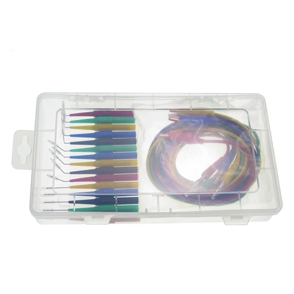 P1920 Banana Plug to Crocodile Clip Test Line Kit - 4mm 90/135 Degree with SG Probe Steel Needles - Image 4