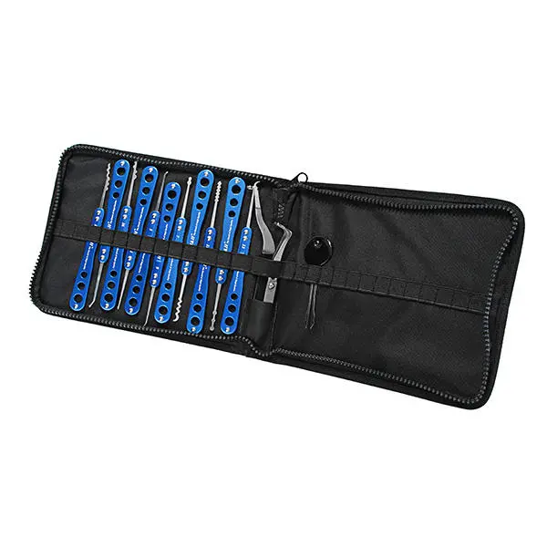 Honest 8Pcs Lock Pick Set - Quick Opening Safety Box Tools with 2 Gears - Image 5
