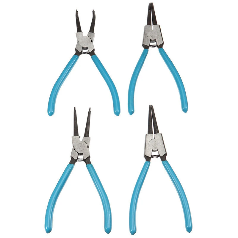 4Pcs 7-Inch Portable Circlip Pliers | Internal & External Snap Ring Retaining Clips - Image 2