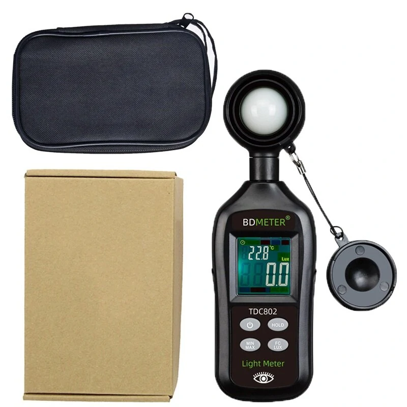 BDMETER TDC802 Digital Lux Meter - High-Precision Handheld Light Meter | Photometer - Image 4