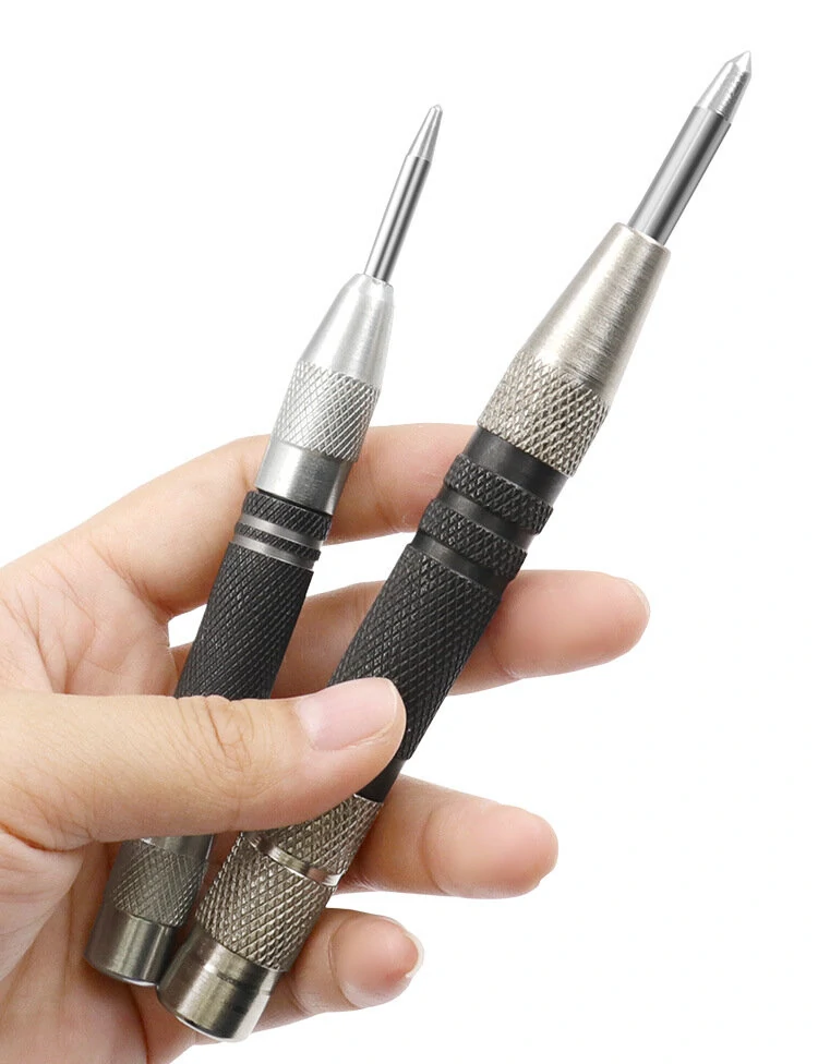 General Automatic Centre Punch - Spring Loaded Adjustable Hand Tool for Woodworking & Metal Drill - Image 5