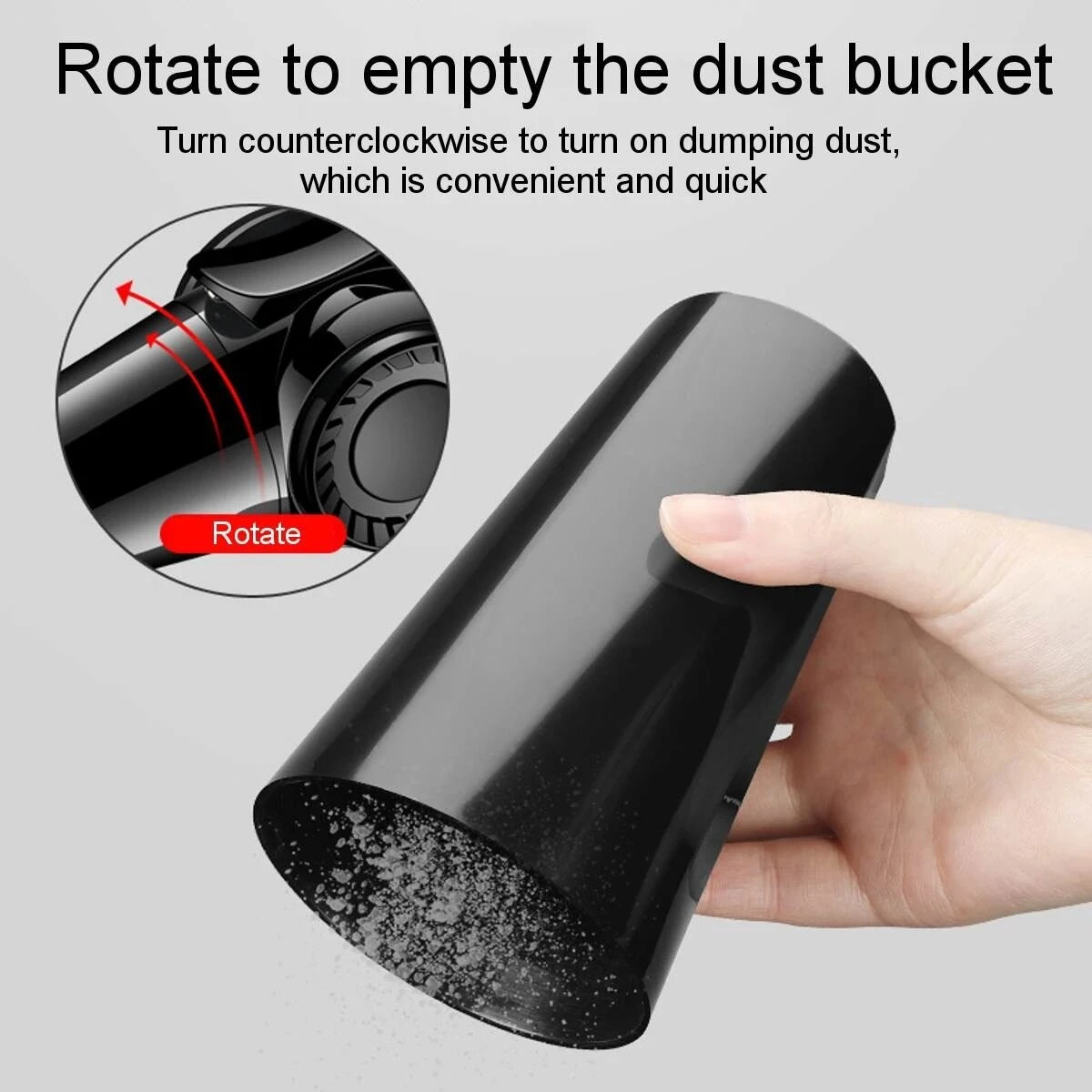Auto Car Handheld Vacuum Cleaner - 7500Pa 120W Wireless Wet & Dry Mini Vacuum - Image 4