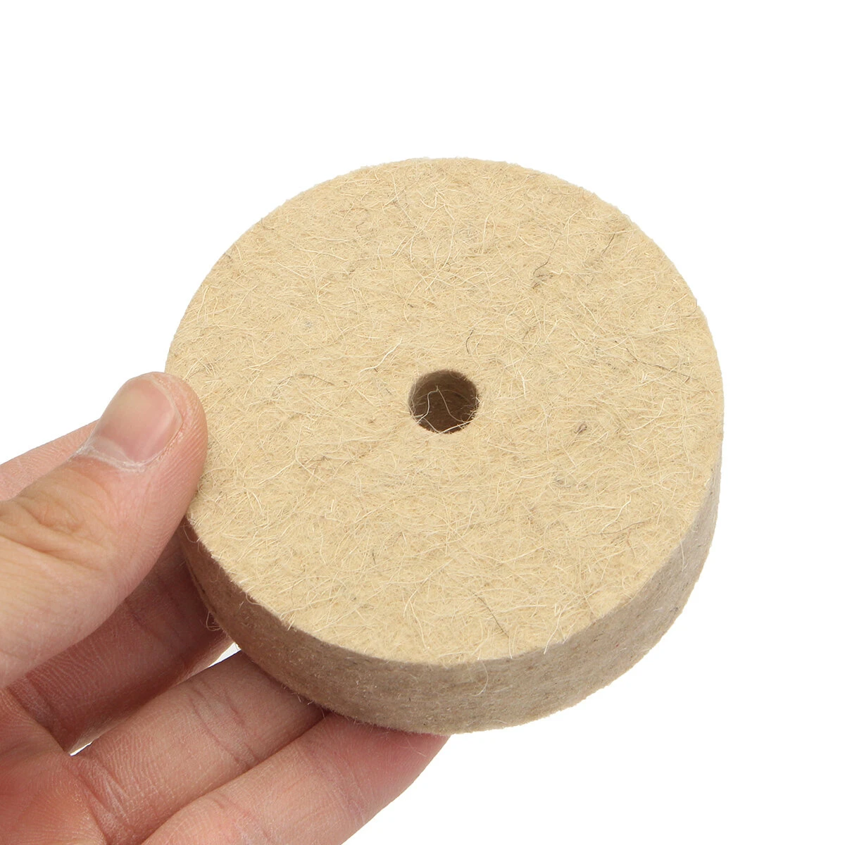 Wool Polishing Wheel - 80mm Wool Felt Buffing Disc for Polisher Tools - Image 4
