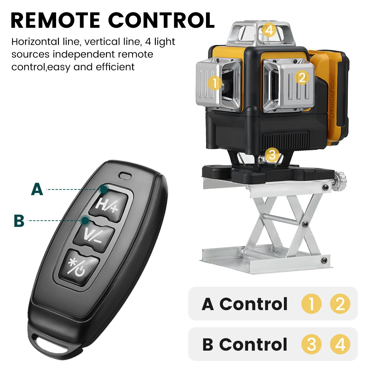 Mustool 4D 16 Line Green Laser Level | Self-Leveling | High Precision ±0.3mm/m - Image 4