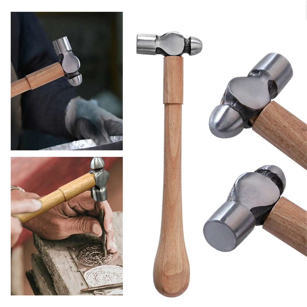RUITOOL Portable Mini Hammer - High Carbon Steel Head & Wooden Handle | Jewelry & Household Use - Image 2