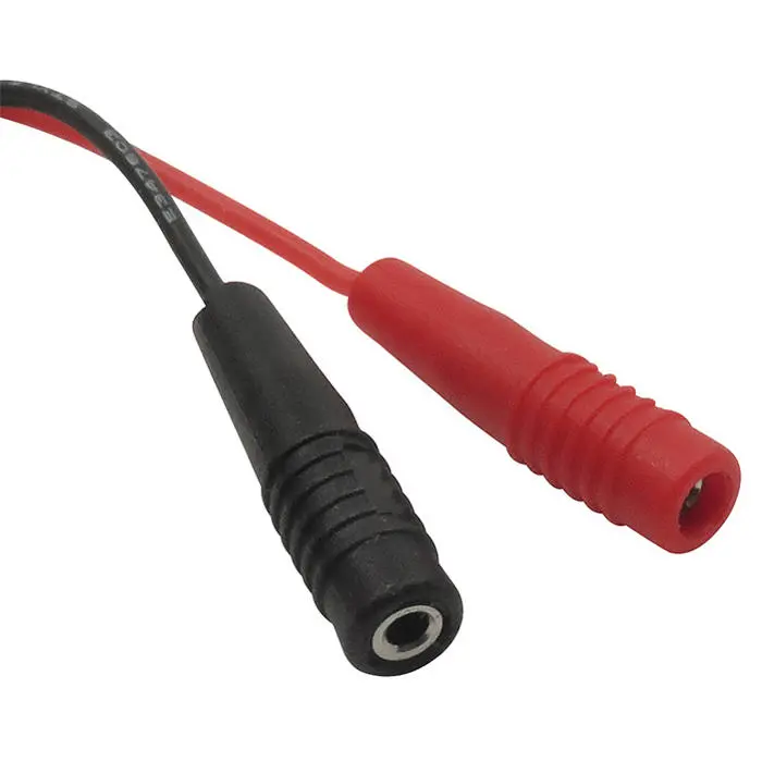 3 Pairs P1511B Banana Plug to Test Clip Probe Leads - 2mm Female for Multimeter - Image 2