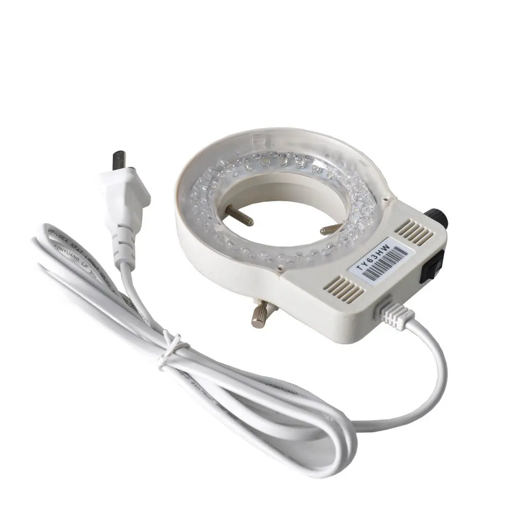 56 LED Ring Light for Stereo Microscope - 110V/220V - White Light & Brightness Adjustable - Image 3