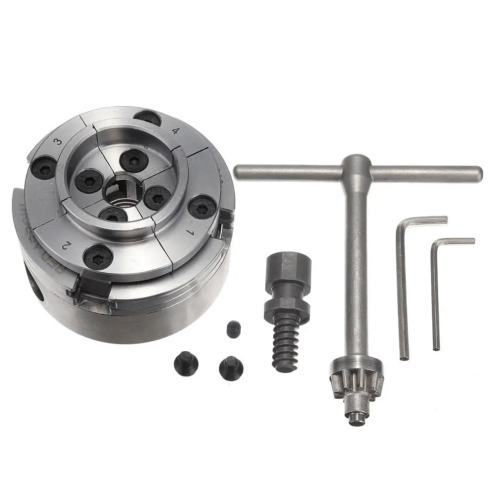 Red Arrow Reversible 3.5 Inch Wood Lathe Chuck | 1x8 TPI Thread | Wood Turning Tool with Jaws - Image 2