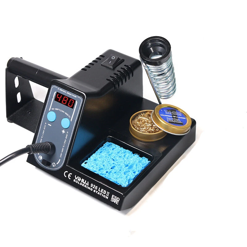 60W Adjustable Temperature Digital Soldering Iron Set - Internal Heat Type - Image 4